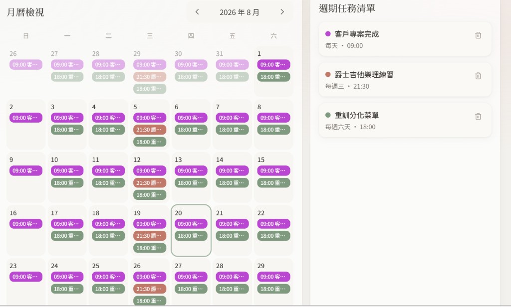 個人生活系統優化